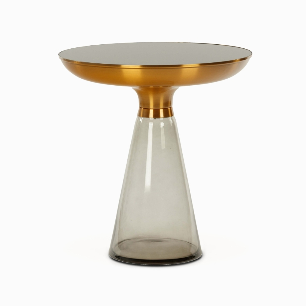 Кофейный столик Vaso glass диаметр 52