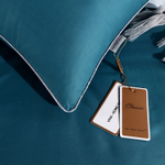 Комплект постельного белья Однотонный Сатин Элитный на резинке OCER006