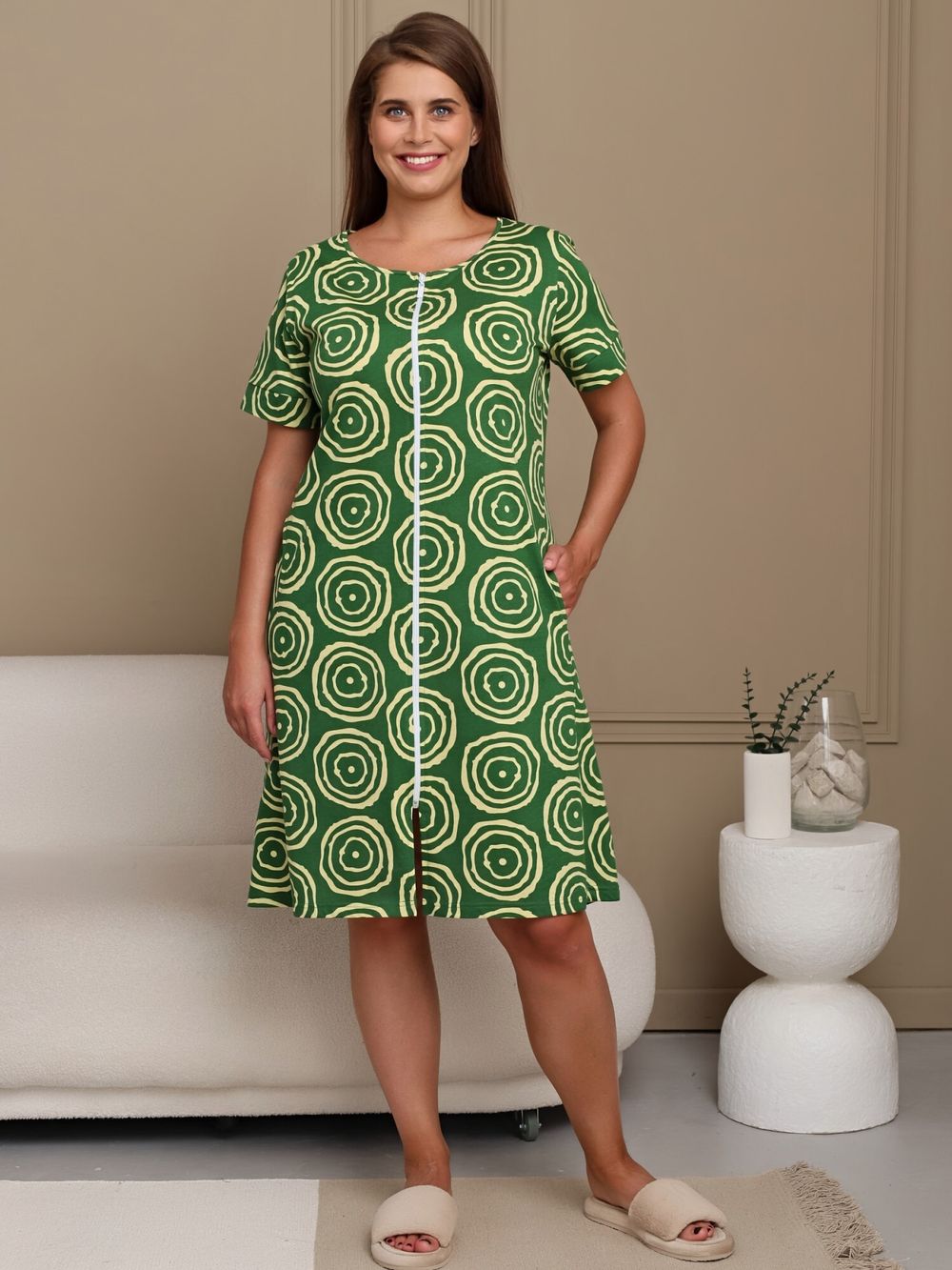 Халат Мотивы Виотекс ЗЕЛЁНЫЙ