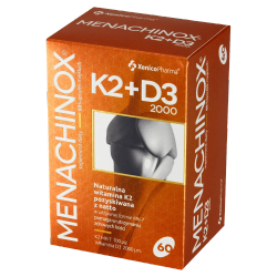 Диетическая добавка Menachinox K2+D3, мягкие капсулы, 60 шт.