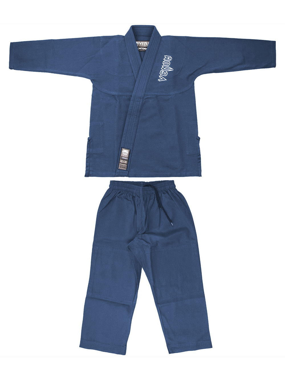 Кимоно для бжж Venum Contender Kids Light Blue с поясом