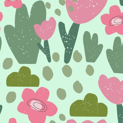 Цветущий палисадник №3.