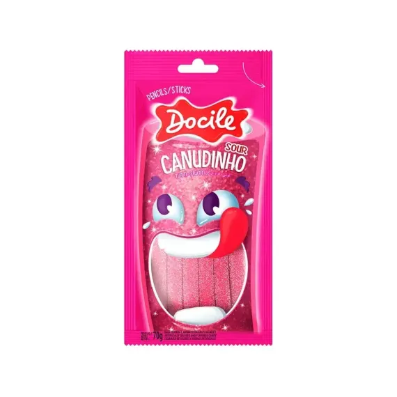 Жевательный мармелад Docile Sour tutti-frutti pencils Карандаши со вкусом тутти-фрутти 70