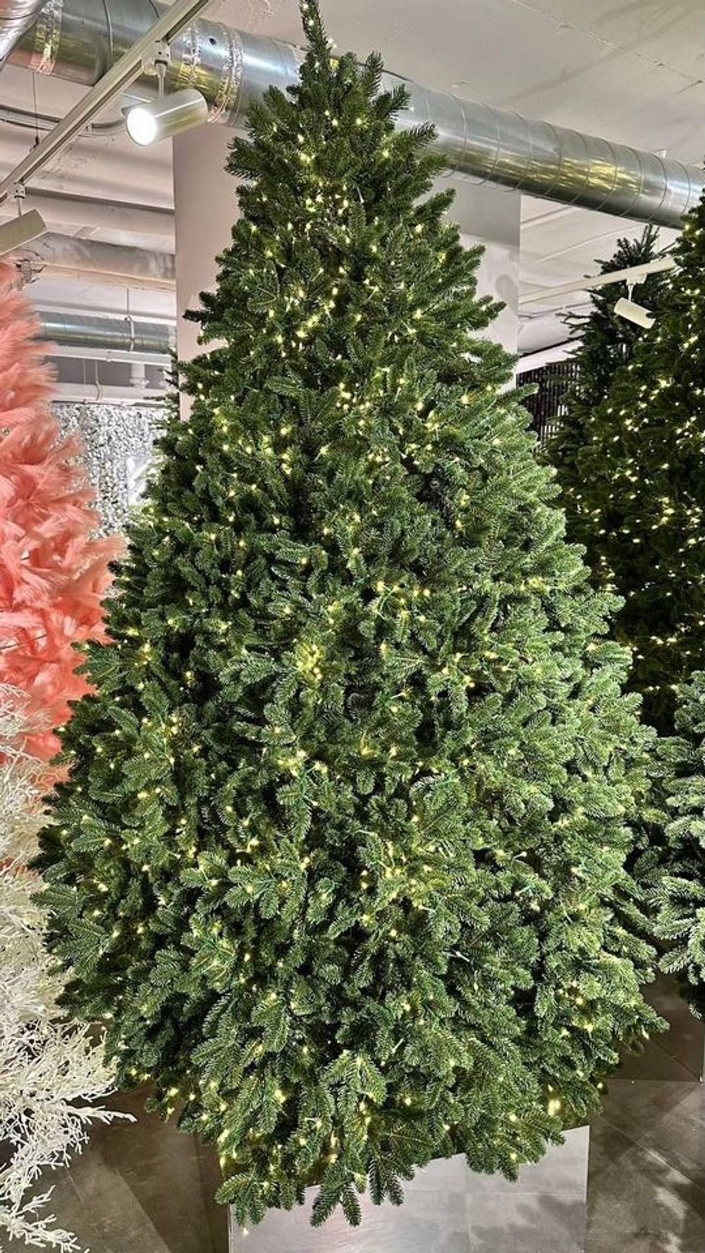 Елка с гирляндой встроенной «Grand Majesty» Гранд Маджести (Литая+пвх) 3 м