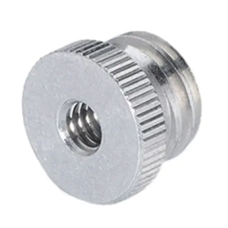 Гладкий переходник с винтом для микрофона с разъемом папа 5/8 дюйма на разъем мама 1/4 дюйма для штатива подставки для микрофона