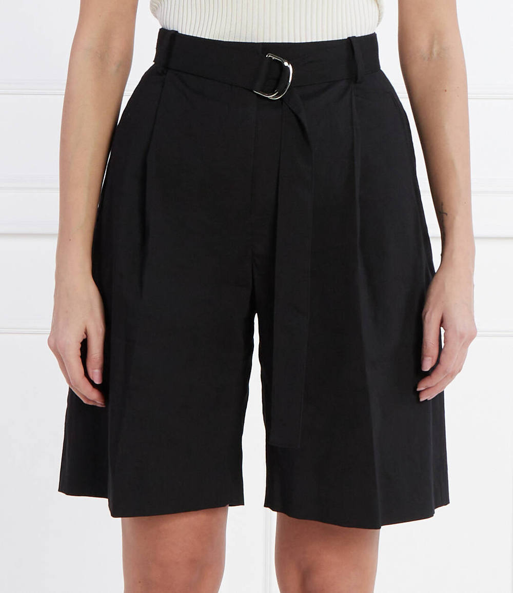 Льняное шорты Tannah1 BOSS BLACK - черный(50514830)