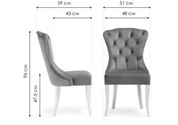 Деревянный стул Милано 1 зеленый / белый