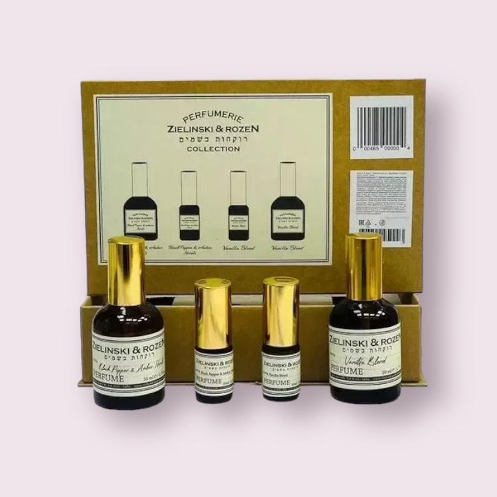 Подарочный набор Vanilla Blend,Black Pepper & Amber, Neroli 4 в 1