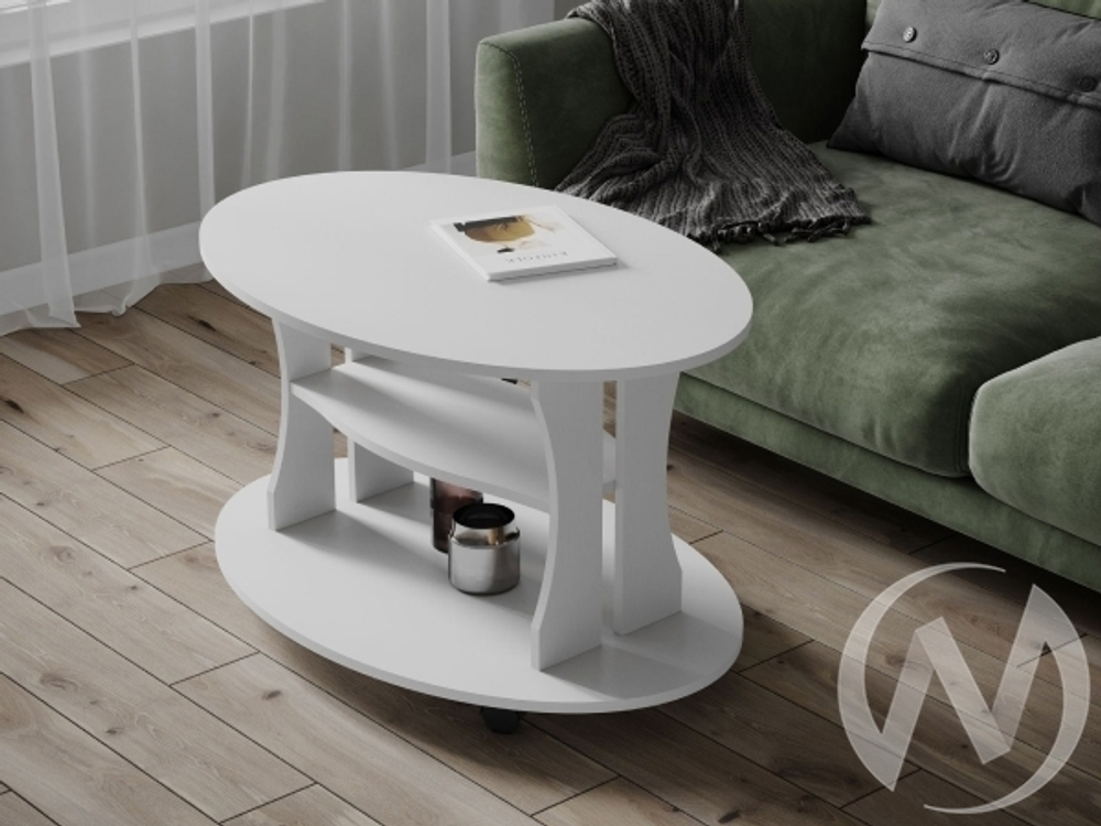 Стол журнальный Консул-1 (белый)