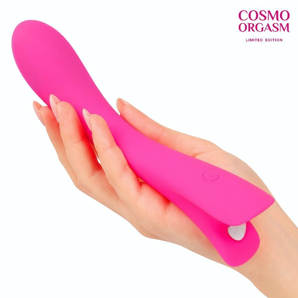 Розовый вибратор для G-стимуляции с 9 режимами вибрации - 19,9 см. (Цвет: розовый)