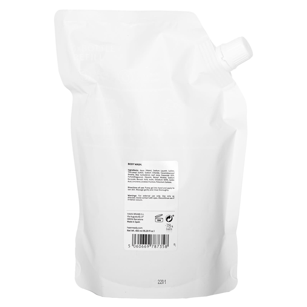 Haan, сменный блок для мытья тела, Margarita Spirit, 450 мл (15,21 жидк. унции)