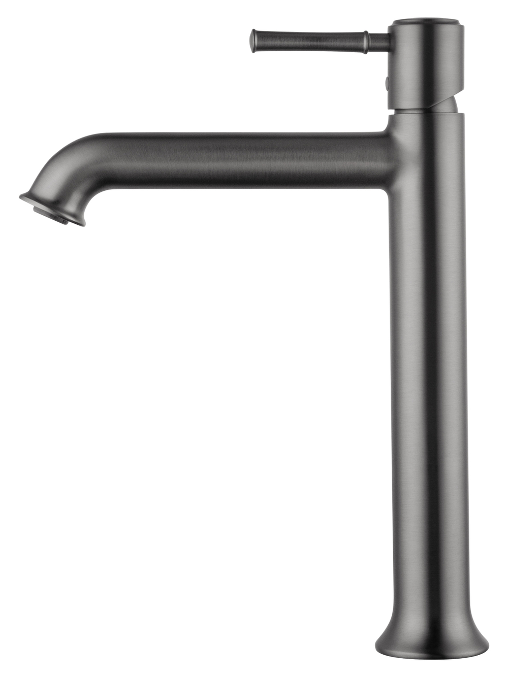 Смеситель для раковины высокий WONZON & WOGHAND TOR, Темный графит (WW-88019073-BGM)