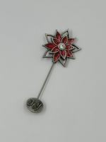 Брошь булавка Пуансеттия Camco