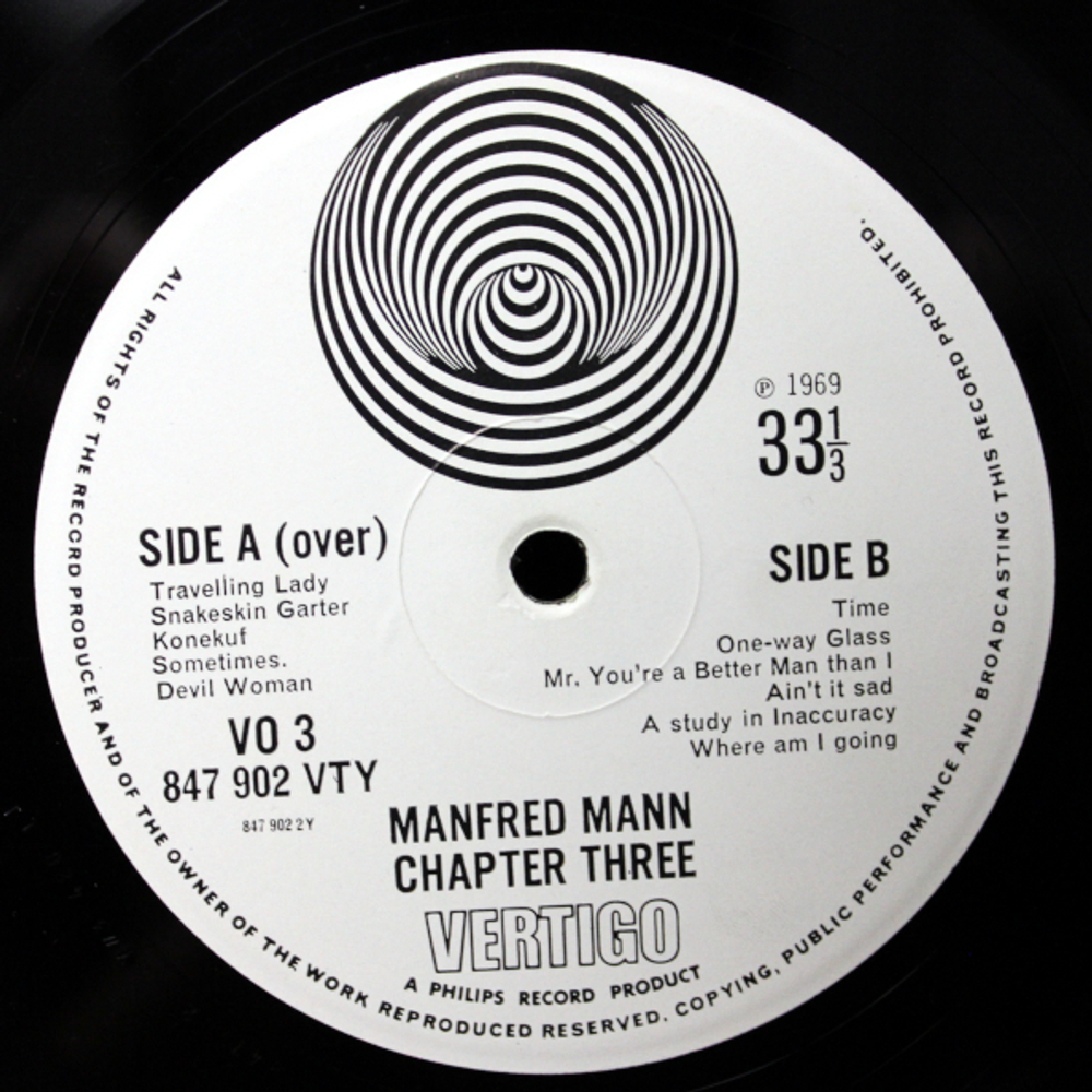 Manfred Mann Chapter Three / Manfred Mann Chapter Three (LP)