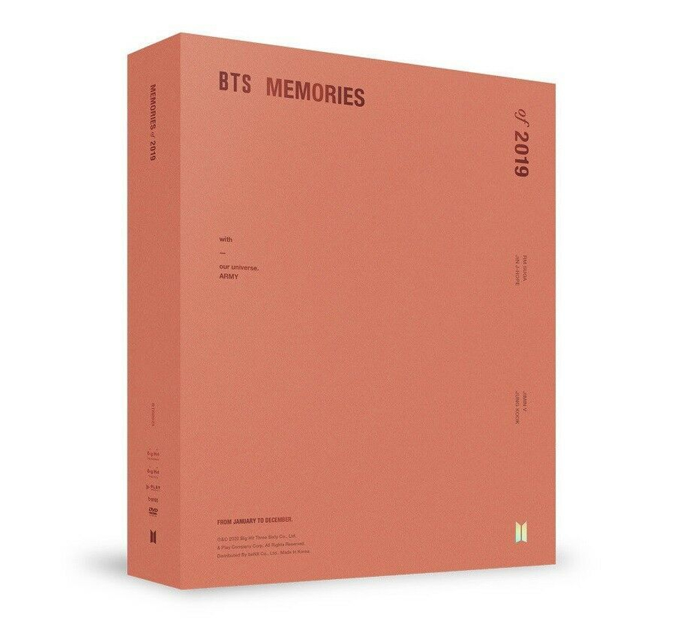 BTS - MEMORIES OF 2019 DVD