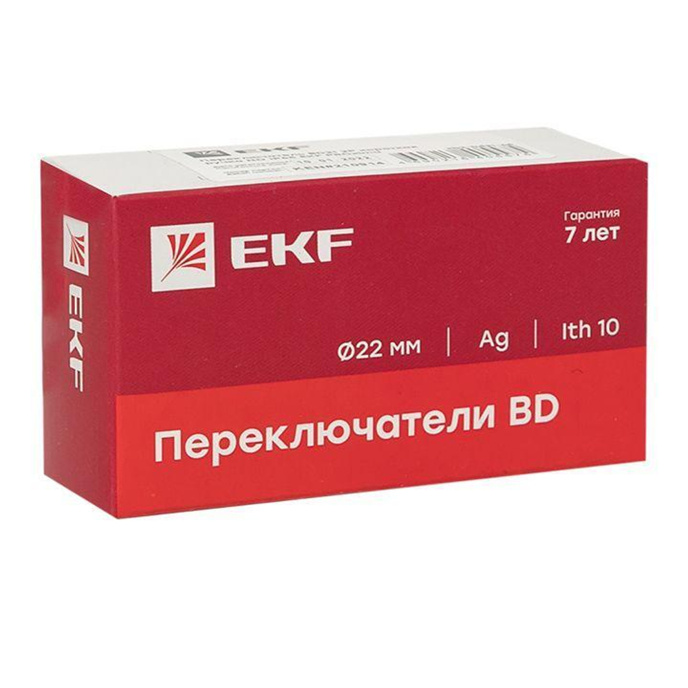 Переключатель BD21 2P короткая ручка NO IP65 PROxima EKF xb2-bd21-65