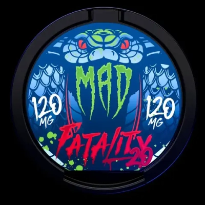 MAD FATALITY 2.0 (120 МГ) - МЕНТОЛ, ЕЖЕВИКА