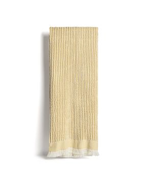 Хлопковый плед Lideba в желтую полоску, 100 x 170 см