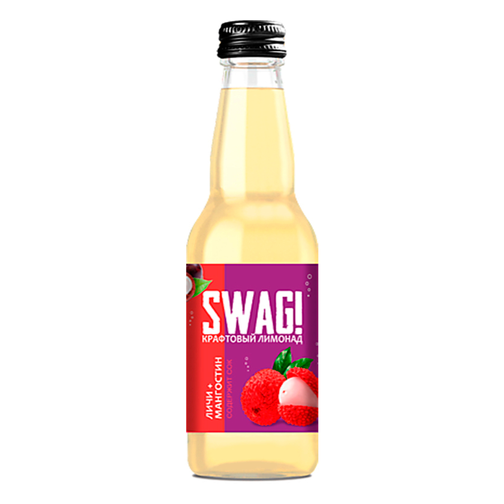 Крафтовый лимонад Swag "Личи-Мангостин" 450мл ж/б