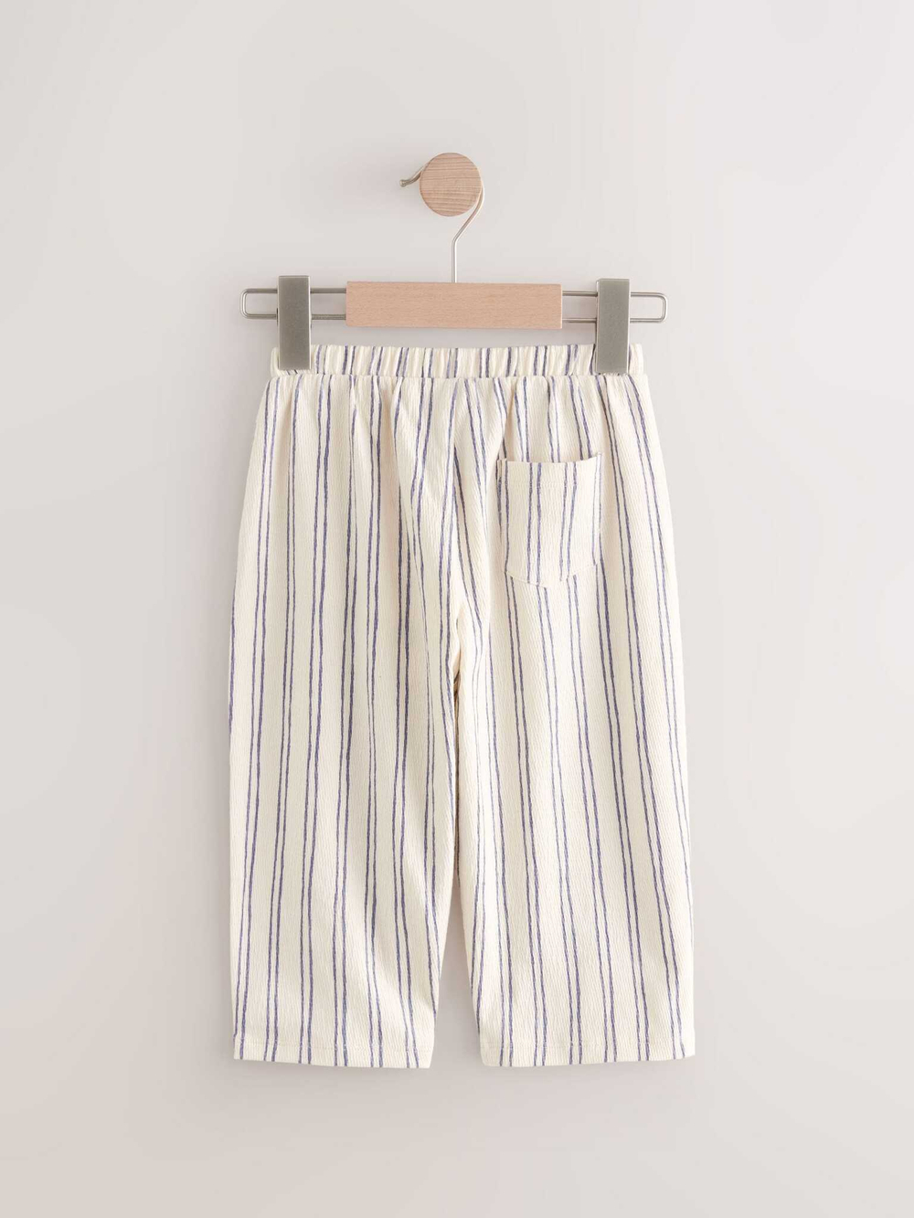 Брюки широкие для девочки Next E51-664, Кремовый