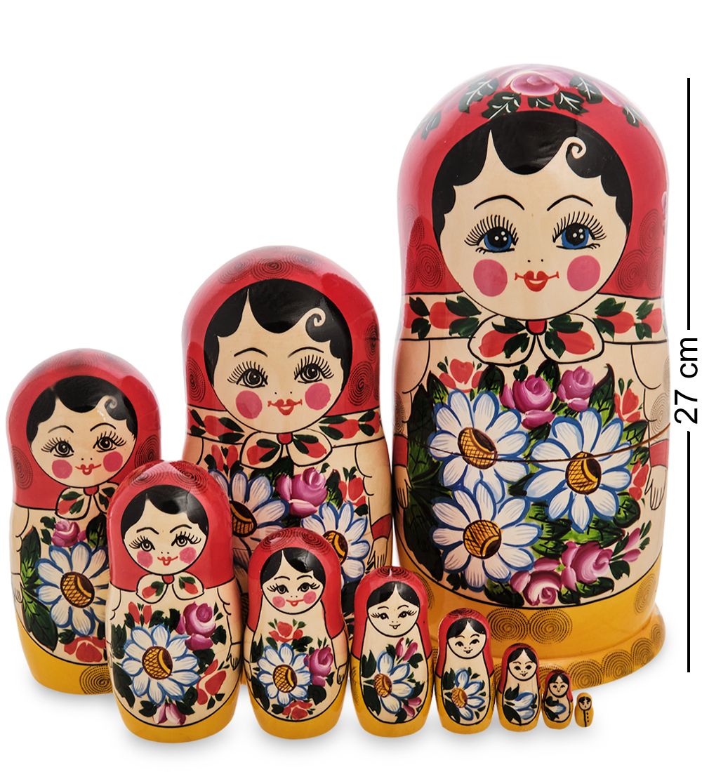 Народные промыслы МР-10/12 Матрешка 10-кукольна я Б (Семеновская)