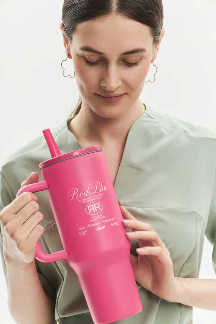 Термокружка RedPlus (1.18L) Фуксия