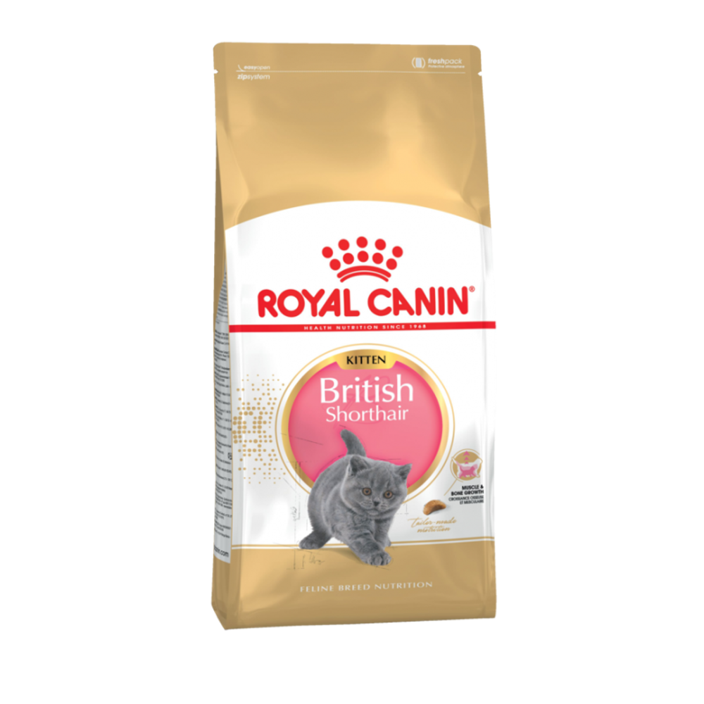 Royal Canin British Shorthair Kitten (БРИТАНСКАЯ КОРОТКОШЕРСТНАЯ КИТТЕН) Корм сухой сбалансированный для британских котят 400г