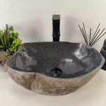 Раковина из речного камня RS-65083 45*32*15 0861