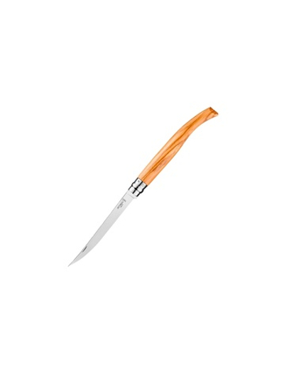 Нож филейный Opinel №15, нержавеющая сталь, рукоять оливковое дерево