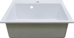 Кухонная мойка AZARIO Litos 570x505x200 искусственный мрамор, цвет Белый (CS00078321)