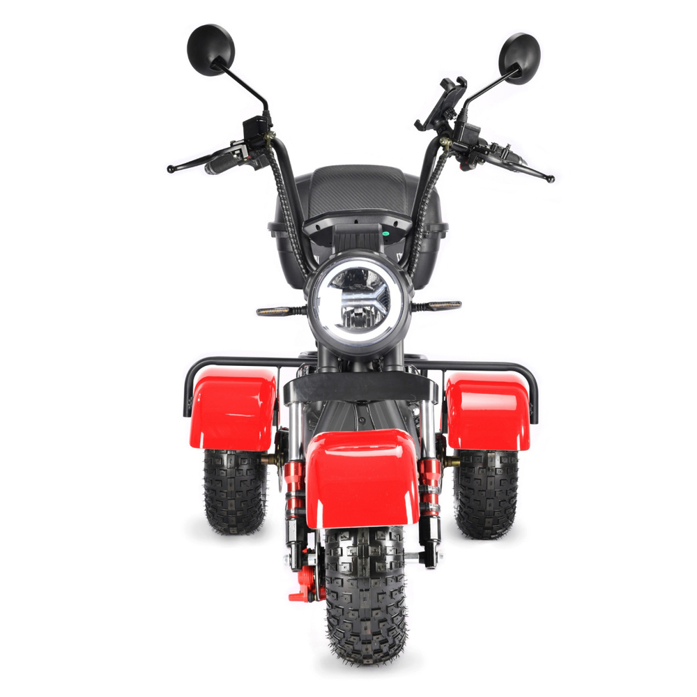 Электротрицикл WHITE SIBERIA TRIKE MINI RED 1500W