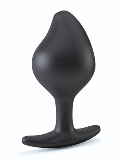 Анальная пробка Rocking Force L для электростимуляции - 10,5 см. (Цвет: черный)