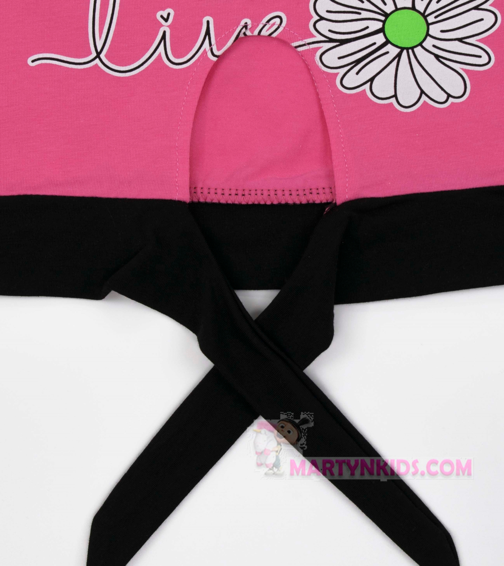 футболка-топик AMONG US цветок 3296