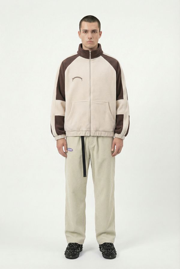 Толстовка Turbo fleece Zip песочный/коричневый - фото 3