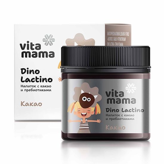Какао-напиток с пребиотиками Vitamama Dino Lactino