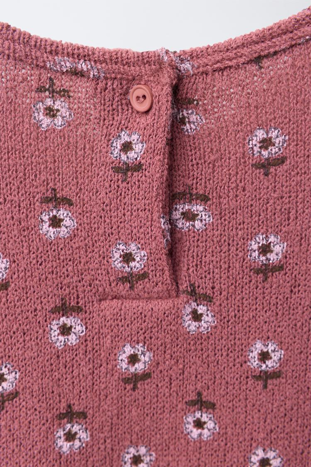 ZARA КОМБИНИРОВАННОЕ ПЛАТЬЕ С ПРИНТОМ, РОЗОВАТЫЙ