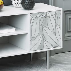 Тумба под ТВ Арт 155см Стайл Айс Сильвер