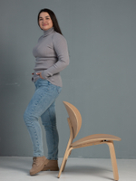 Водолазка для мам (Серебро)