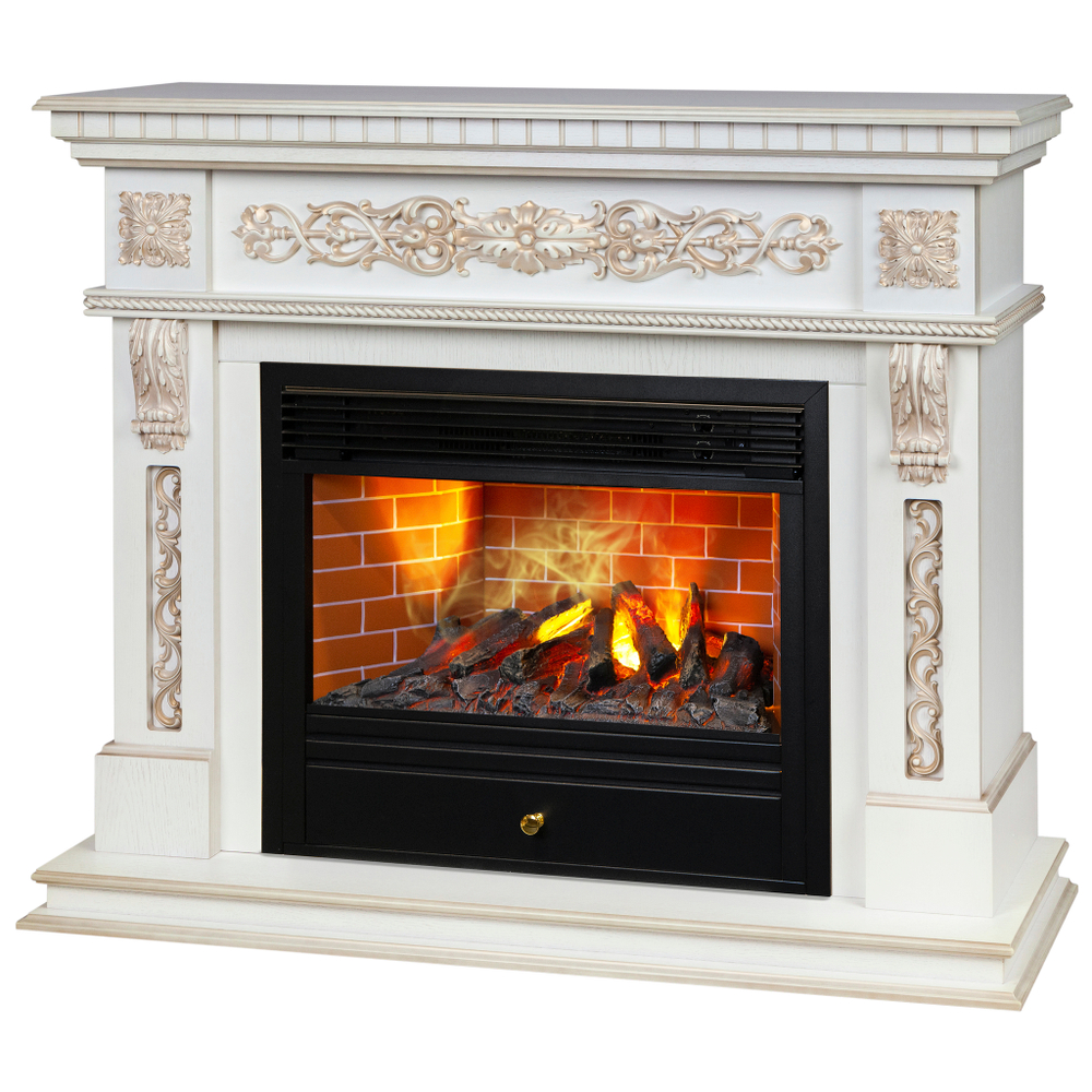 Каминокомплект Real Flame Estella 25,5/26 WT с очагом 3D Novara