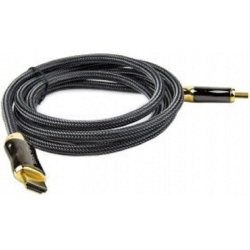 Видеокабели и переходники Telecom Кабель HDMI 19M / M,ver. 2.1, 8K@60 Hz 2m метал разъемы, нейлоновая оплетка Telecom [6937510844081]