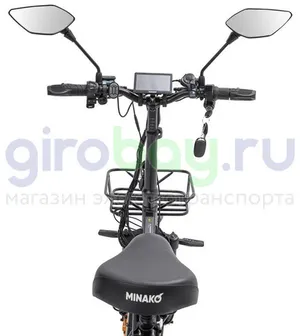 Электровелосипед Minako F10 Pro Dual 48V/20Ah (полный привод) - Желтый обод фото №6