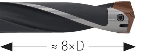 Корпус сверла со сменными пластинами Karnasch 10-10,2×31,5 мм, Weldon, DIN 1835-B, арт. 22.1050.00315.0100