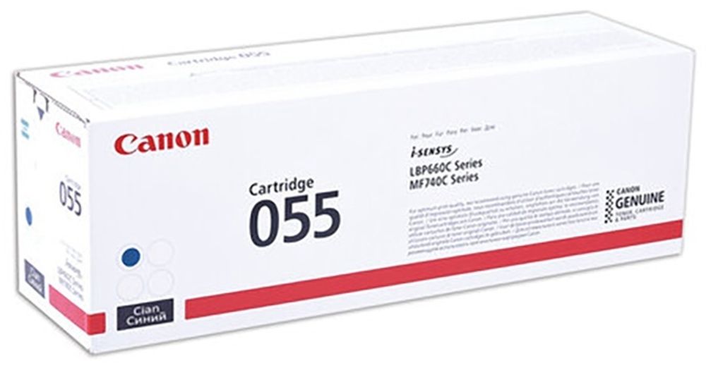 Картриджи Canon 055C голубой