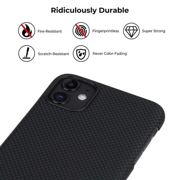 Чехол Pitaka MagEZ Case для Apple iPhone 11 (Black/Grey Plain)