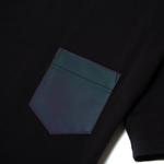 Black TSHRT Military Pocket OIL Reflective