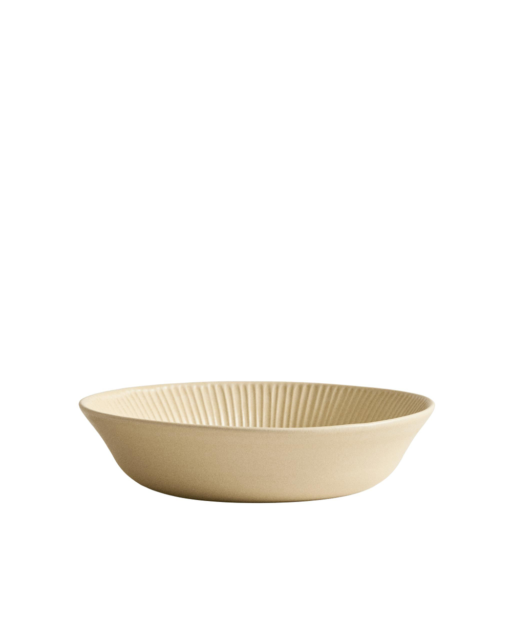 Zara Home тарелка глубокая из каменной керамики, цвет бежевый, 26 см