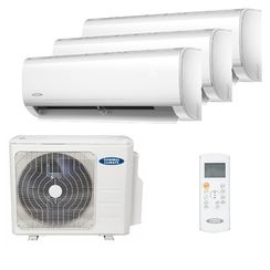 Мультисплит система на 3 комнаты General Climate GC-MER09HRN1 x 3 / GU-M3EA27H32