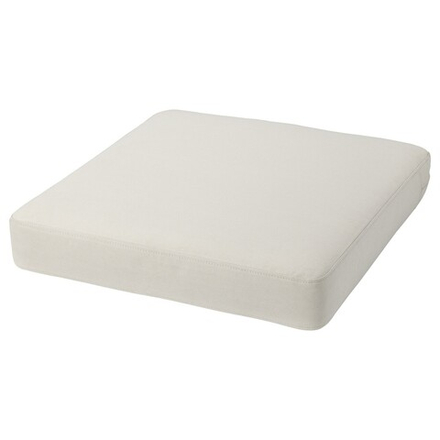 IKEA FRÖSÖN  (ИКЕА ФРÖСÖН)  -  Чехол для подушки на сиденье, открытый бежевый, 62x62 см