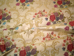 Жаккард Букет большой лазурь