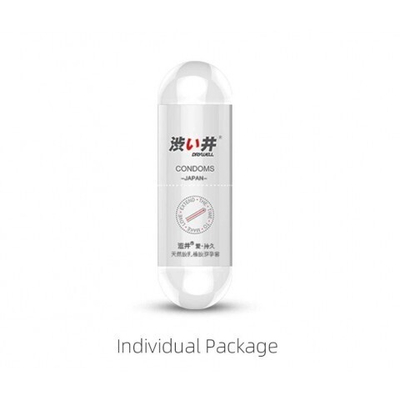 Презервативы с продлеваюшим эффектом DryWell в капсуле, ультратонкие 0,03 мм., латекс, 1 шт.